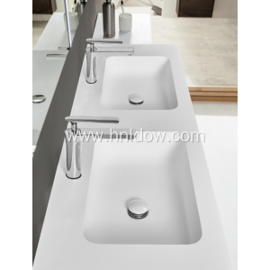 Double Basin New Acrylic Rectangular Washbasin